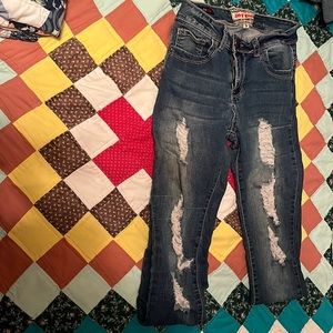 Blue Jeans with holes